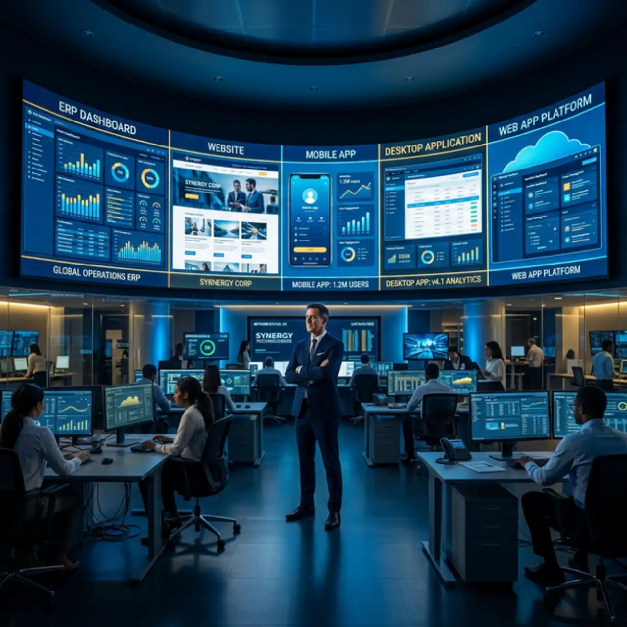 Tim konsultan Geosentra merancang ekosistem transformasi digital terintegrasi untuk klien korporasi